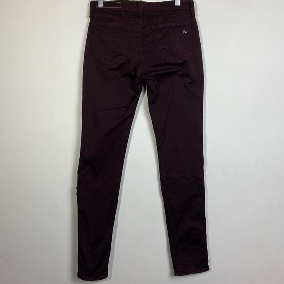 RAG & BONE DEVI SIDE LEG ZIP SKINNY JEANS SIZE 27 - Picture 9 of 12